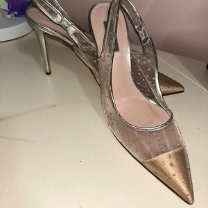 SJP by Sarah Jessica Parker Gold and Silver Heels